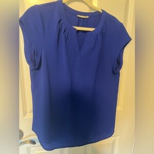 L Fun 2 Fun royal blue blouse from stitch fix